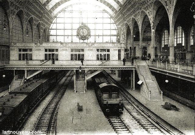 Musée d'Orsay when it was a train station